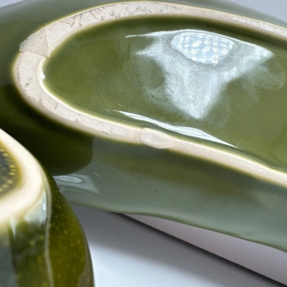 Pottery Barn‎ Garden Crudité  5 Piece Pea Pod Serving Set  19